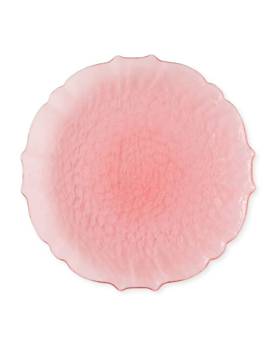 Scallop Glass Charger